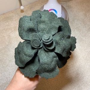 Anthropologie Felt Flower Headband/Fascinator
